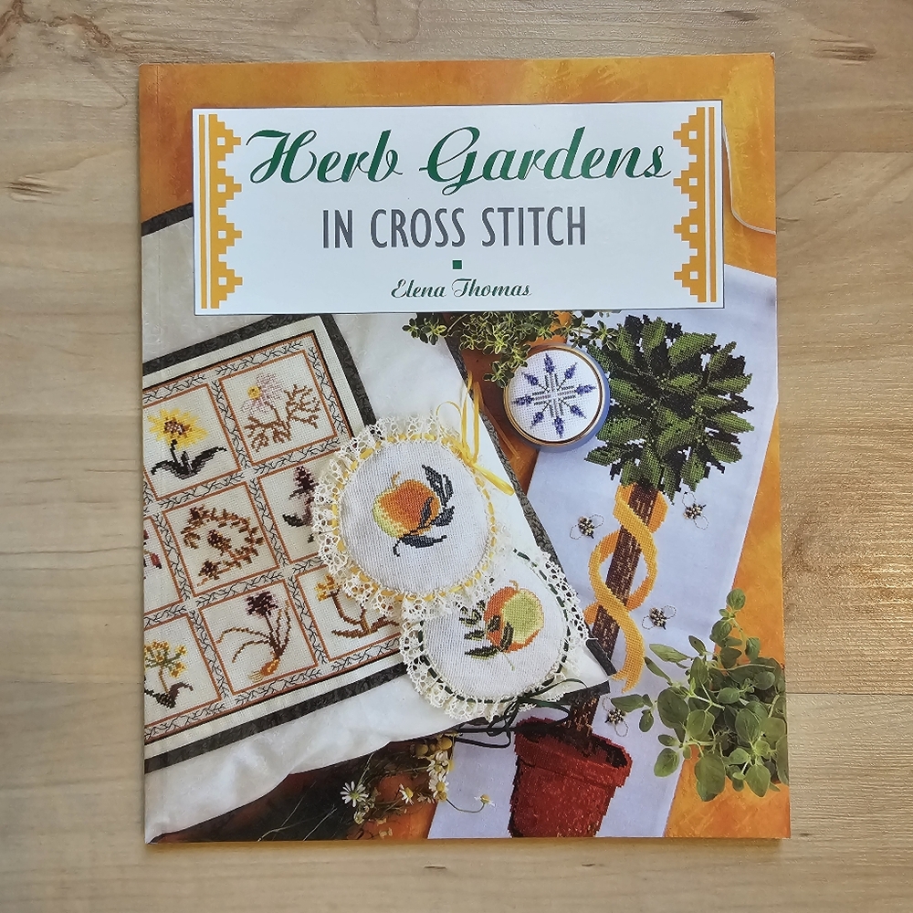 Softcover "Herb Gardens in Cross Stitch"